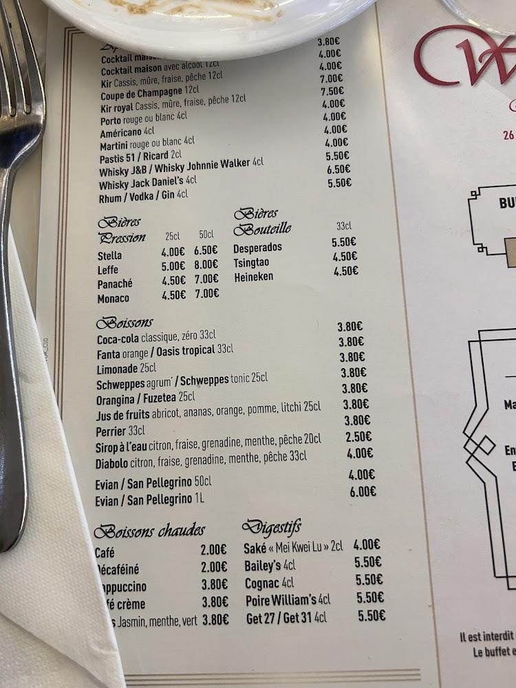 Wokasie, Vendôme - Menu Image 1